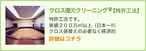 クロス復元クリーニング